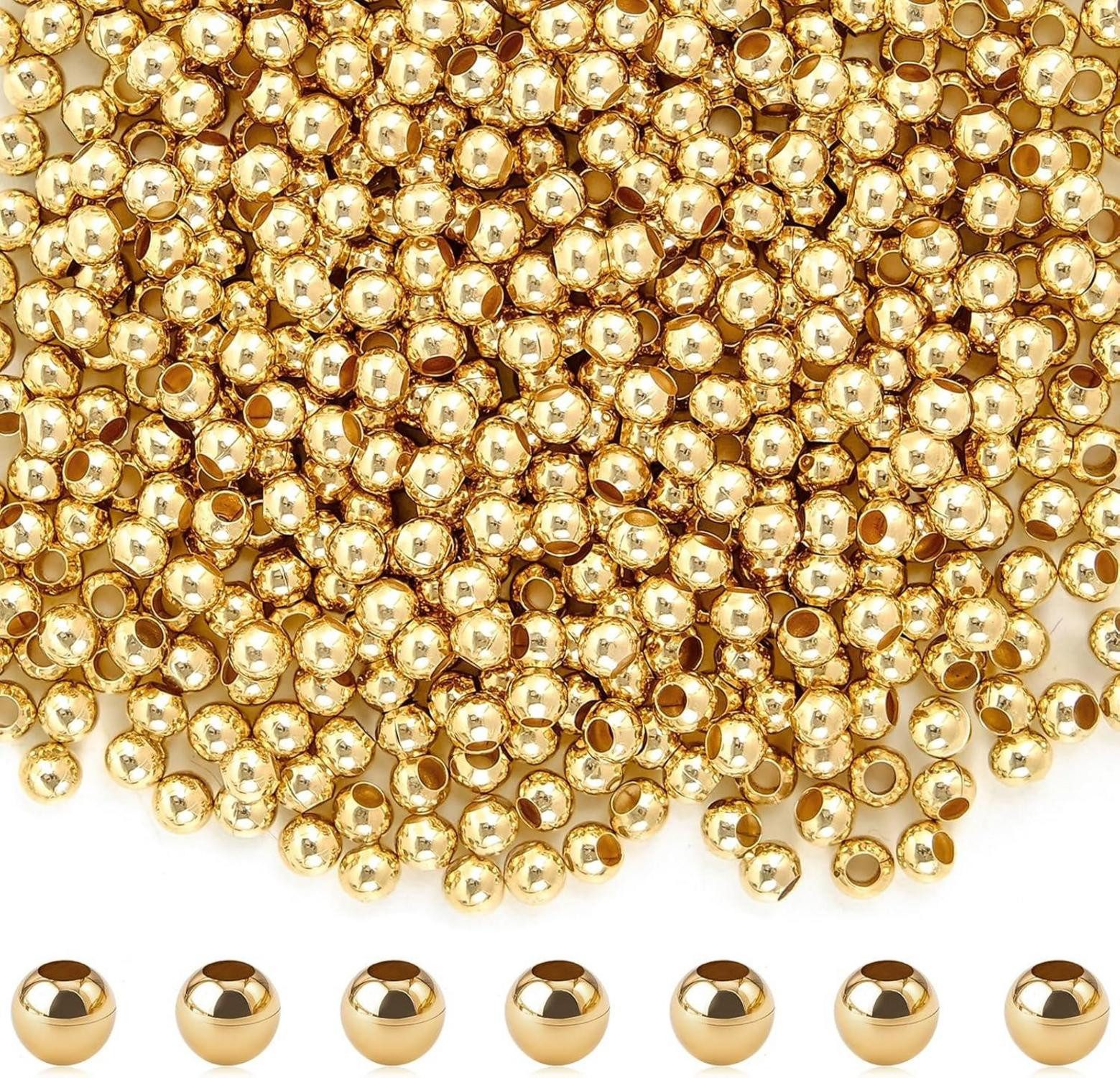 LuxusKollektion Schmuckset Perlen Gold 3mm, 600 günstig online kaufen