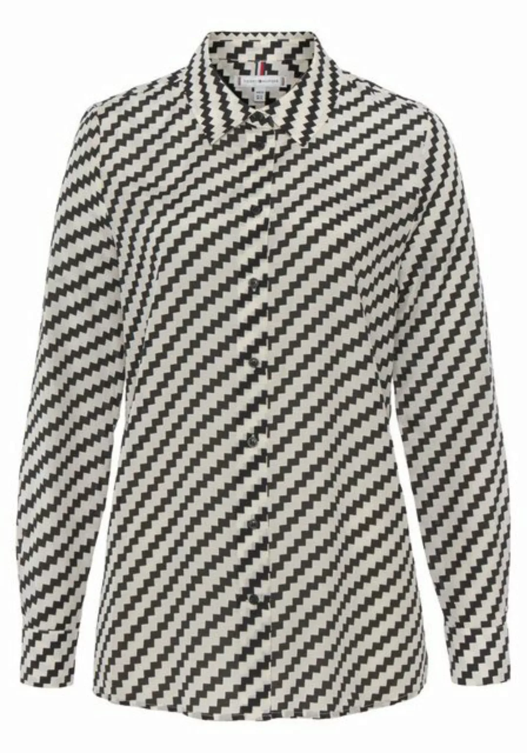 Tommy Hilfiger Blusentop ZIGZAG PRINTED SHIRT günstig online kaufen