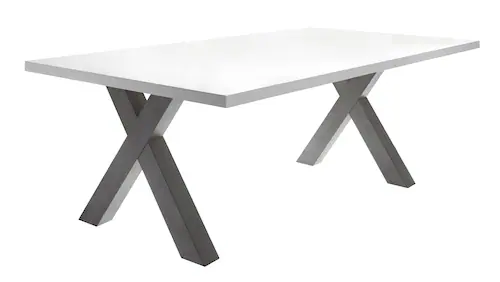 Mäusbacher Esstisch "Mister, TOPSELLER", (), Gestell in X-Form günstig online kaufen