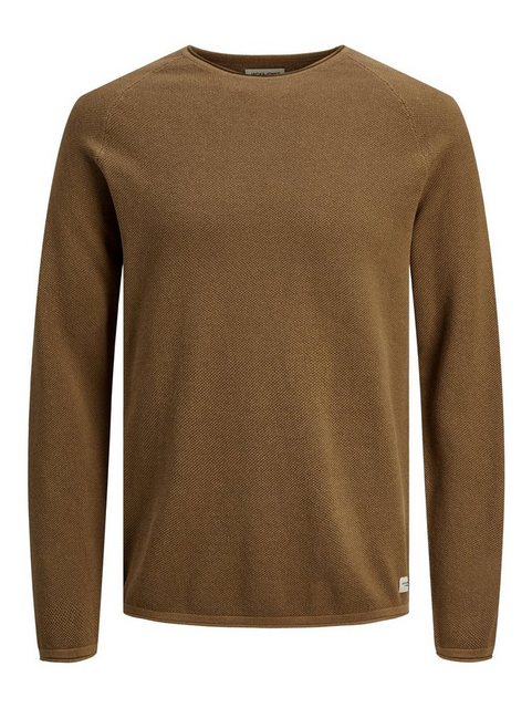 Jack & Jones Strickpullover Rundhals Strickpullover Langarm Sweater aus Bau günstig online kaufen