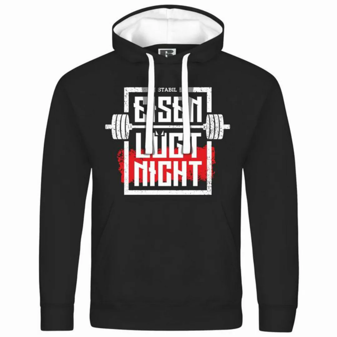 deinshirt Kapuzenpullover Herren Kapuzenpullover Eisen lügt nicht Mit Print günstig online kaufen