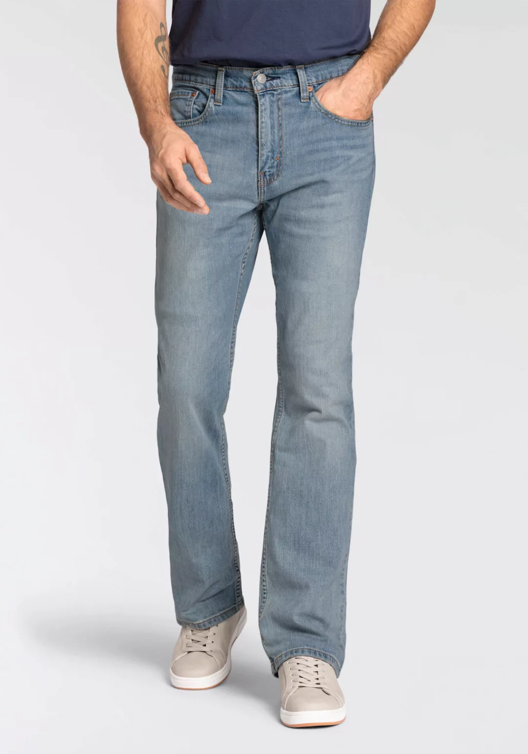 Levis Bootcut-Jeans "527 SLIM BOOT CUT", in cleaner Waschung günstig online kaufen