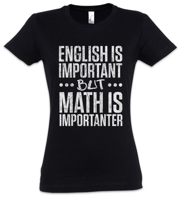 Urban Backwoods Print-Shirt English Is Important But Math Is Importanter Da günstig online kaufen