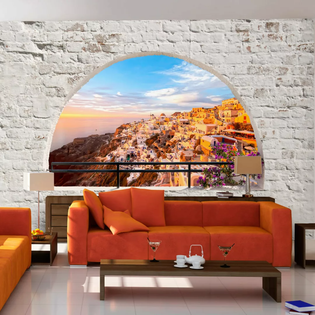 Selbstklebende Fototapete - Santorini günstig online kaufen