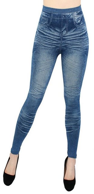 dy_mode Thermoleggings Thermo Leggings Damen Jeggings Gefüttert Thermoleggi günstig online kaufen