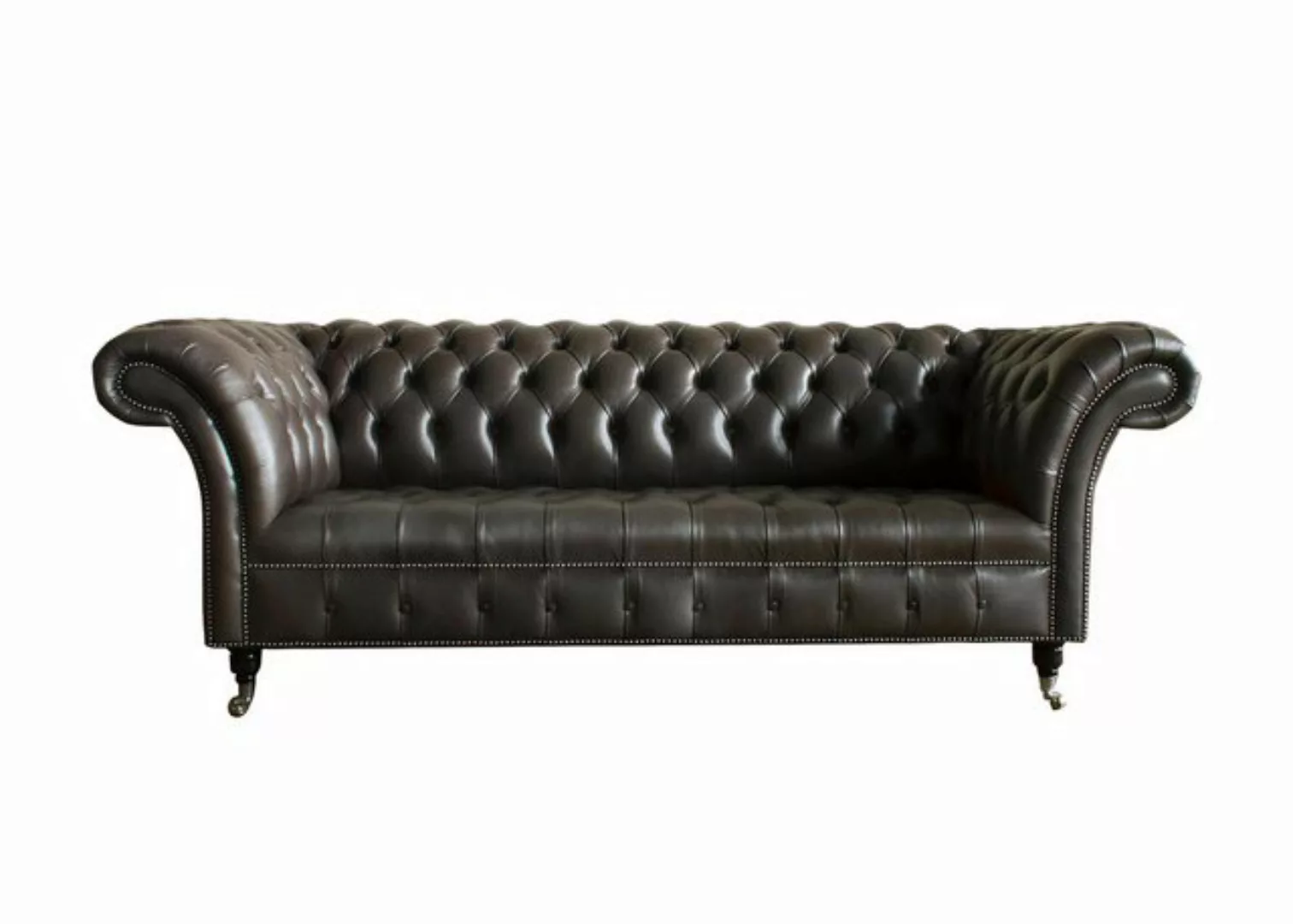 Xlmoebel Sofa Moderne Design-Couch aus Leder mit drei Sitzen und XXL-Sitzge günstig online kaufen