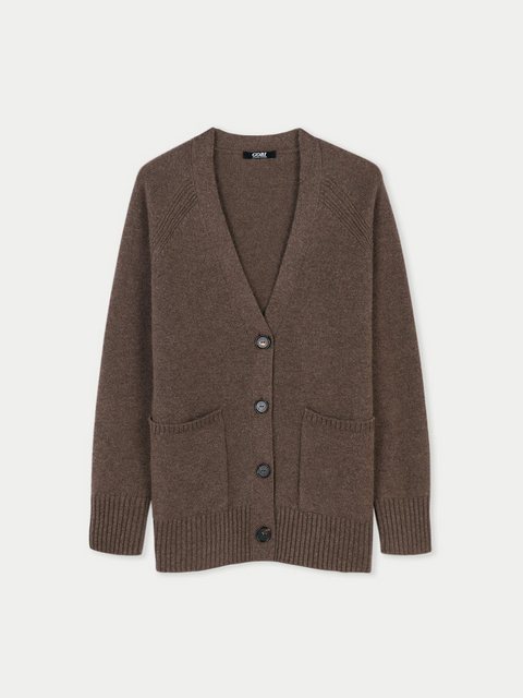 GOBI Cashmere Strickjacke Lockerer Kaschmir-Cardigan mit Knöpfen günstig online kaufen