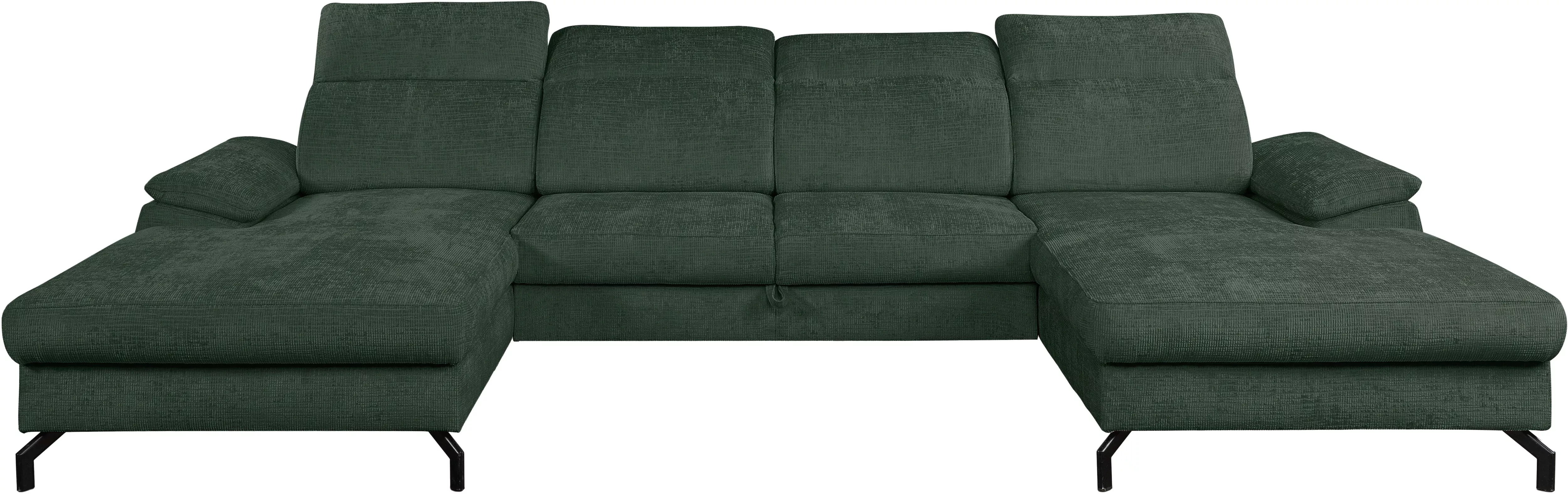 WERK2 Wohnlandschaft "Slavio U-Form", Modernes U-Sofa mit Schlaffunktion, B günstig online kaufen