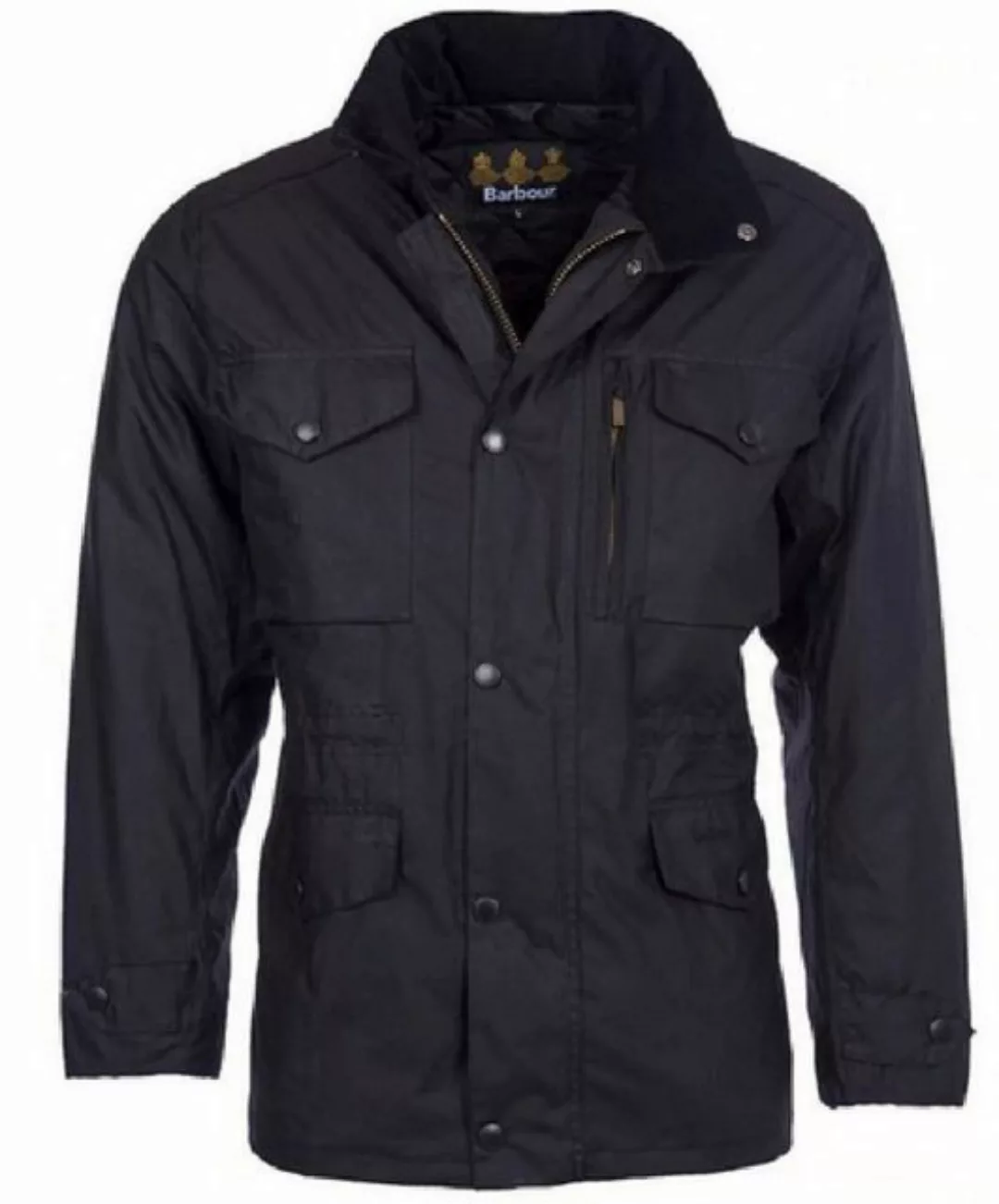 Barbour Outdoorjacke BARBOUR Sapper Wax Herrenjacke Black (1-St) günstig online kaufen