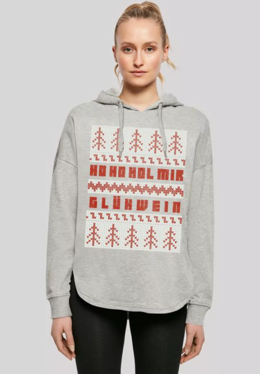 F4NT4STIC Kapuzenpullover "Ho Ho Hol mir Glühwein Weihnachten", Print günstig online kaufen