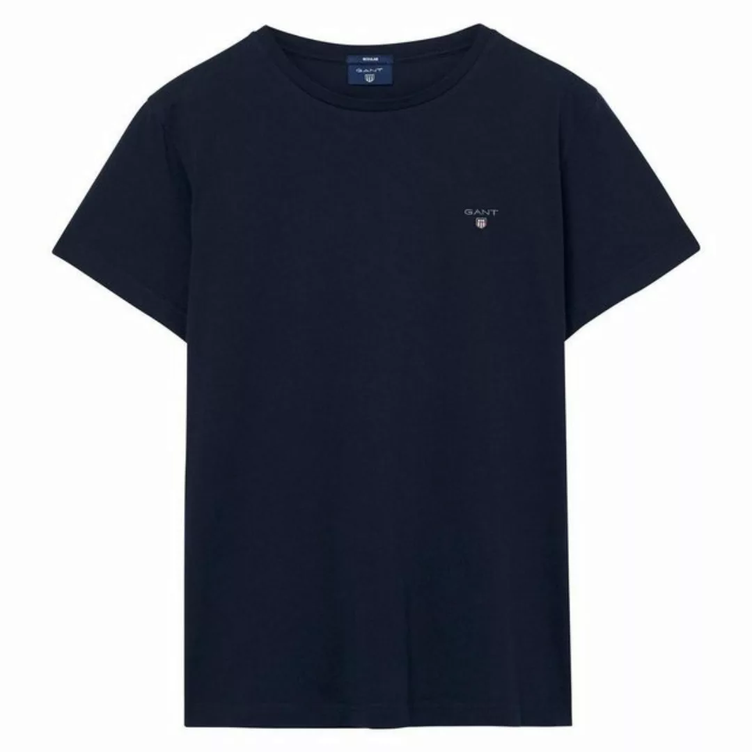 Gant T-Shirt ORIGINAL SS T-SHIRT mit kleiner Kontrast-Logostickerei günstig online kaufen