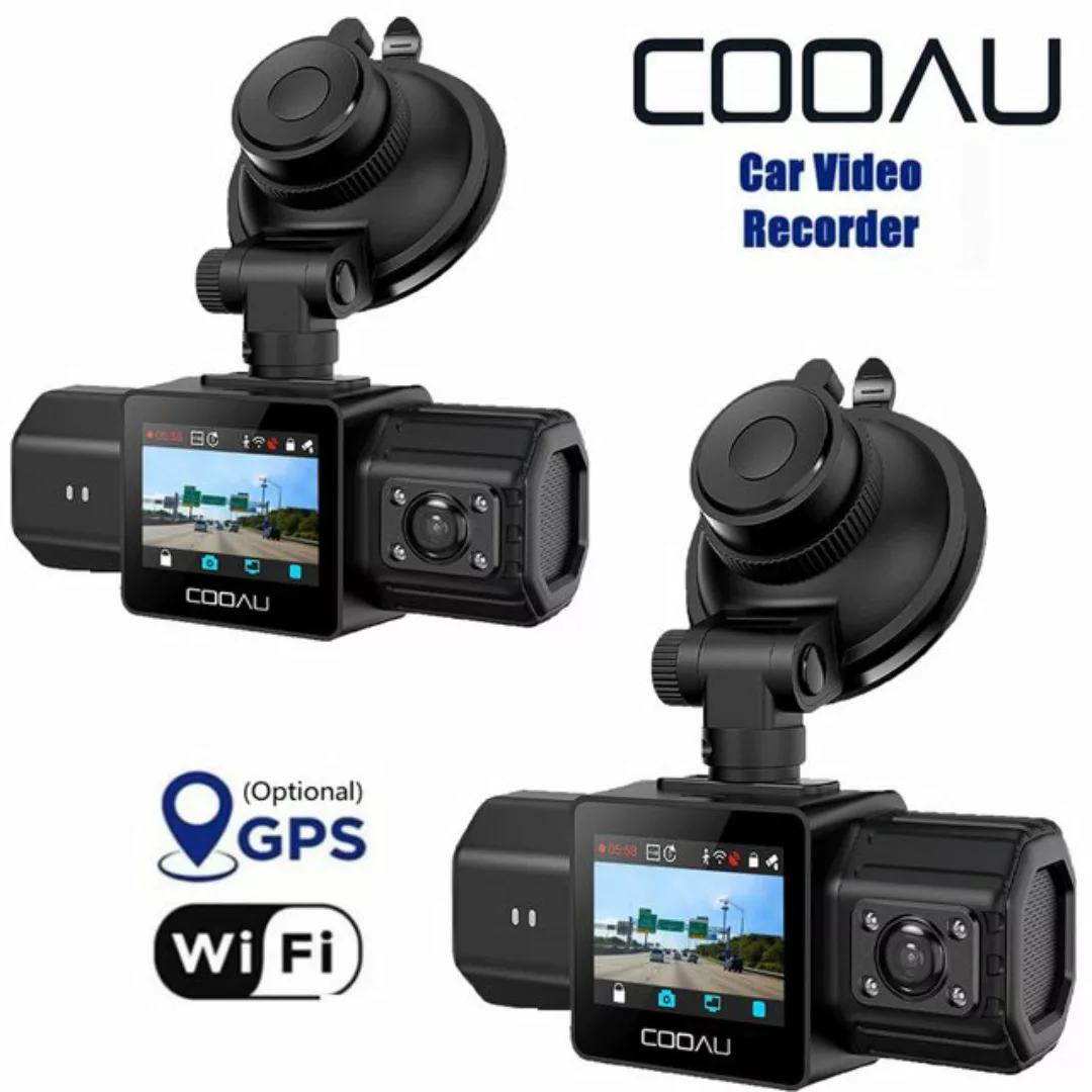 COOAU Neue Dual Dashcam 2.5K+1080P Dash Cam vorne und innen HD Autokamera D günstig online kaufen