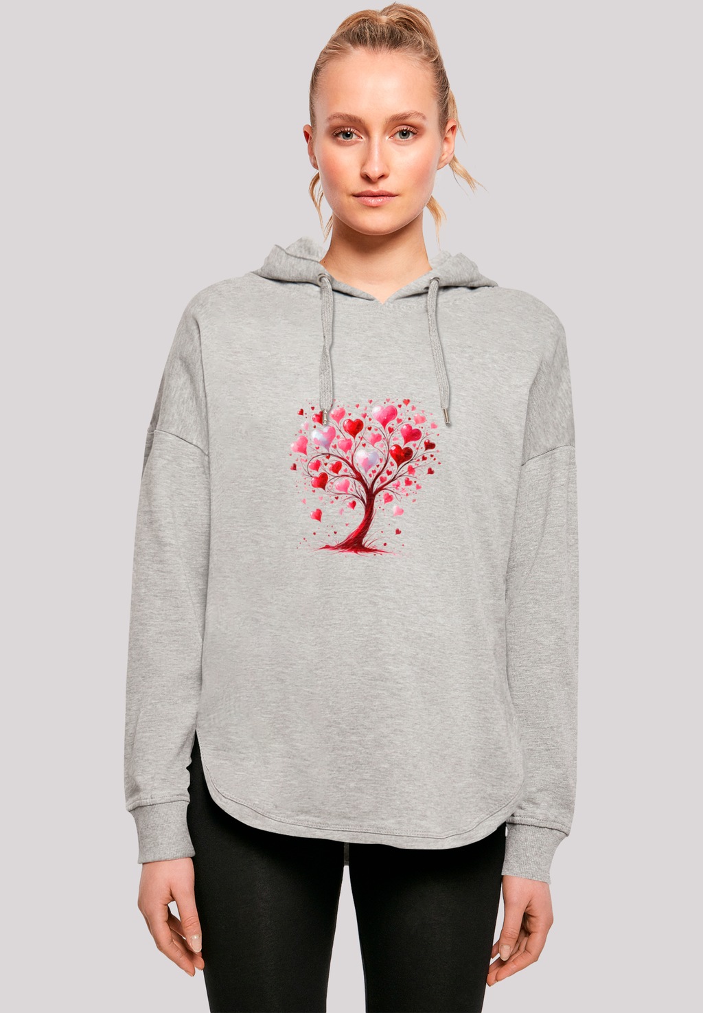 F4NT4STIC Kapuzenpullover "Herz Baum Aquarell Druck", Premium Qualität günstig online kaufen