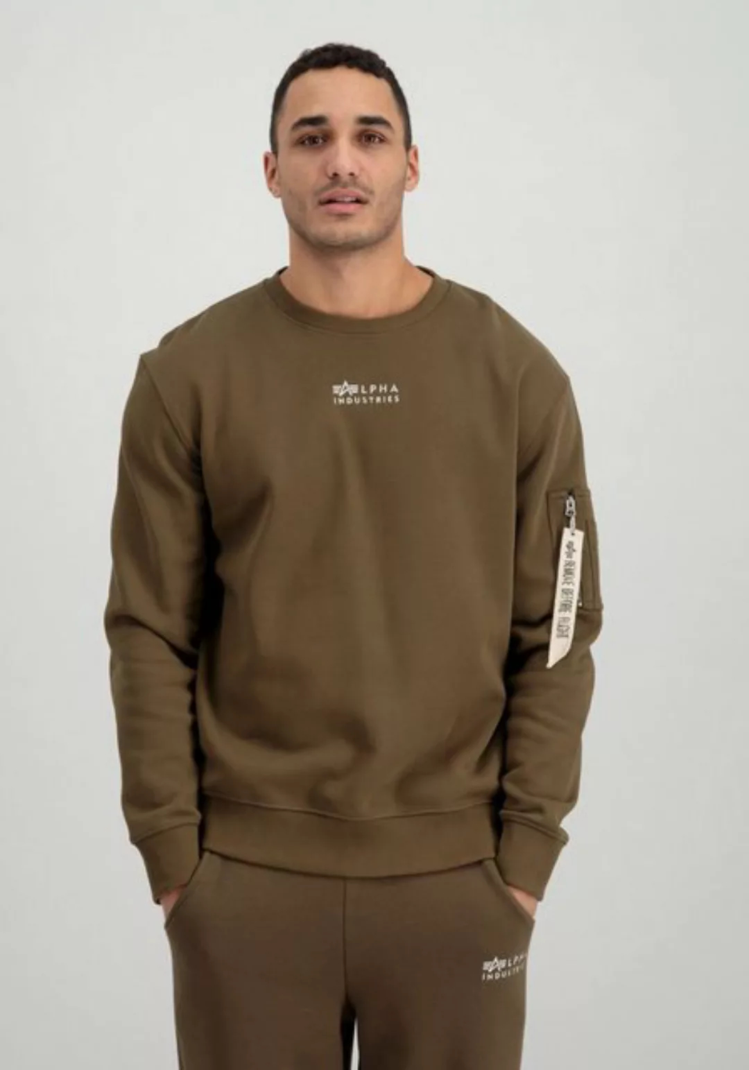 Alpha Industries Sweater "Alpha Industries Men - Sweatshirts Organics EMB S günstig online kaufen