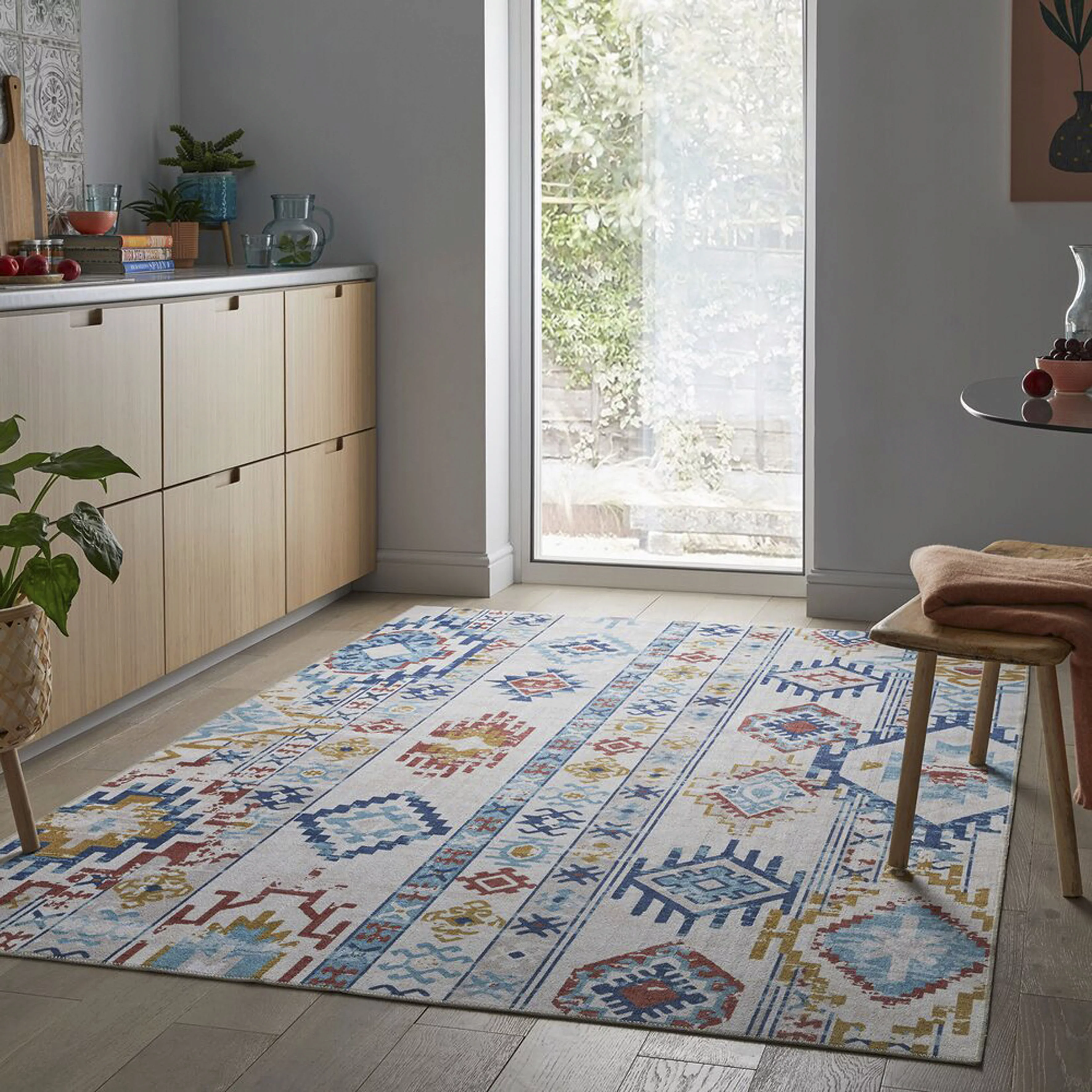 FLAIR RUGS Teppich »Ramona«, rechteckig, 10 mm Höhe, maschinenwaschbar, Woh günstig online kaufen