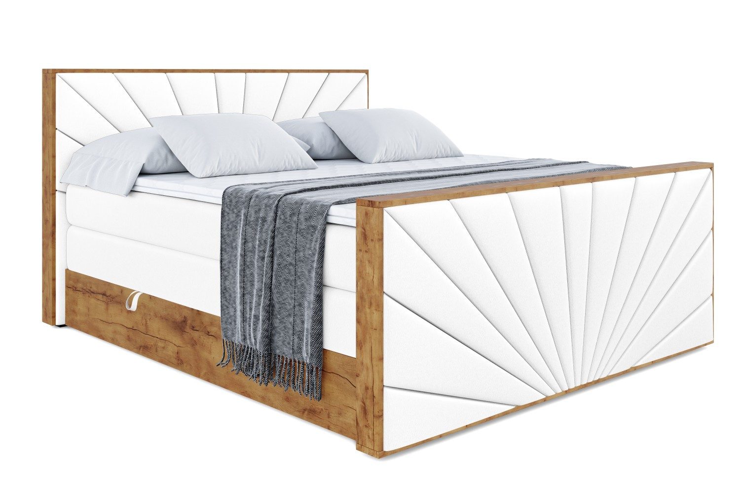 ALTDECOR Boxspringbett LOLLI6-Z KING (Multipocket-Matratze H4, günstig online kaufen