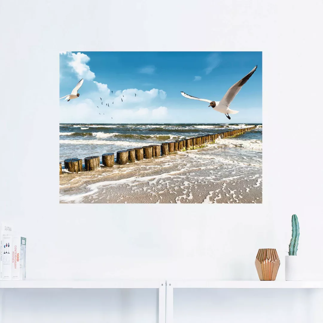 Artland Wandbild "Ostsee", Gewässer, (1 St.), als Leinwandbild, Poster, Wan günstig online kaufen