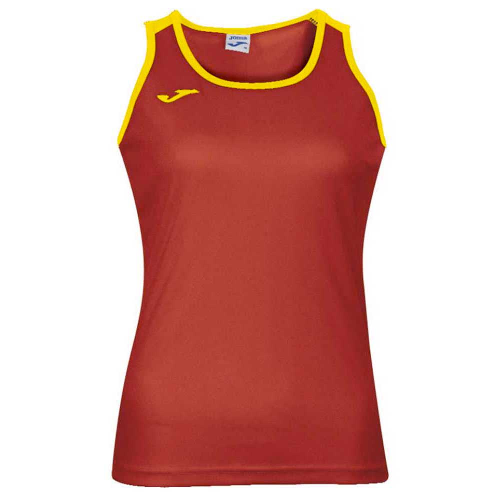 Joma Katy Ärmelloses T-shirt S Red / Yellow günstig online kaufen