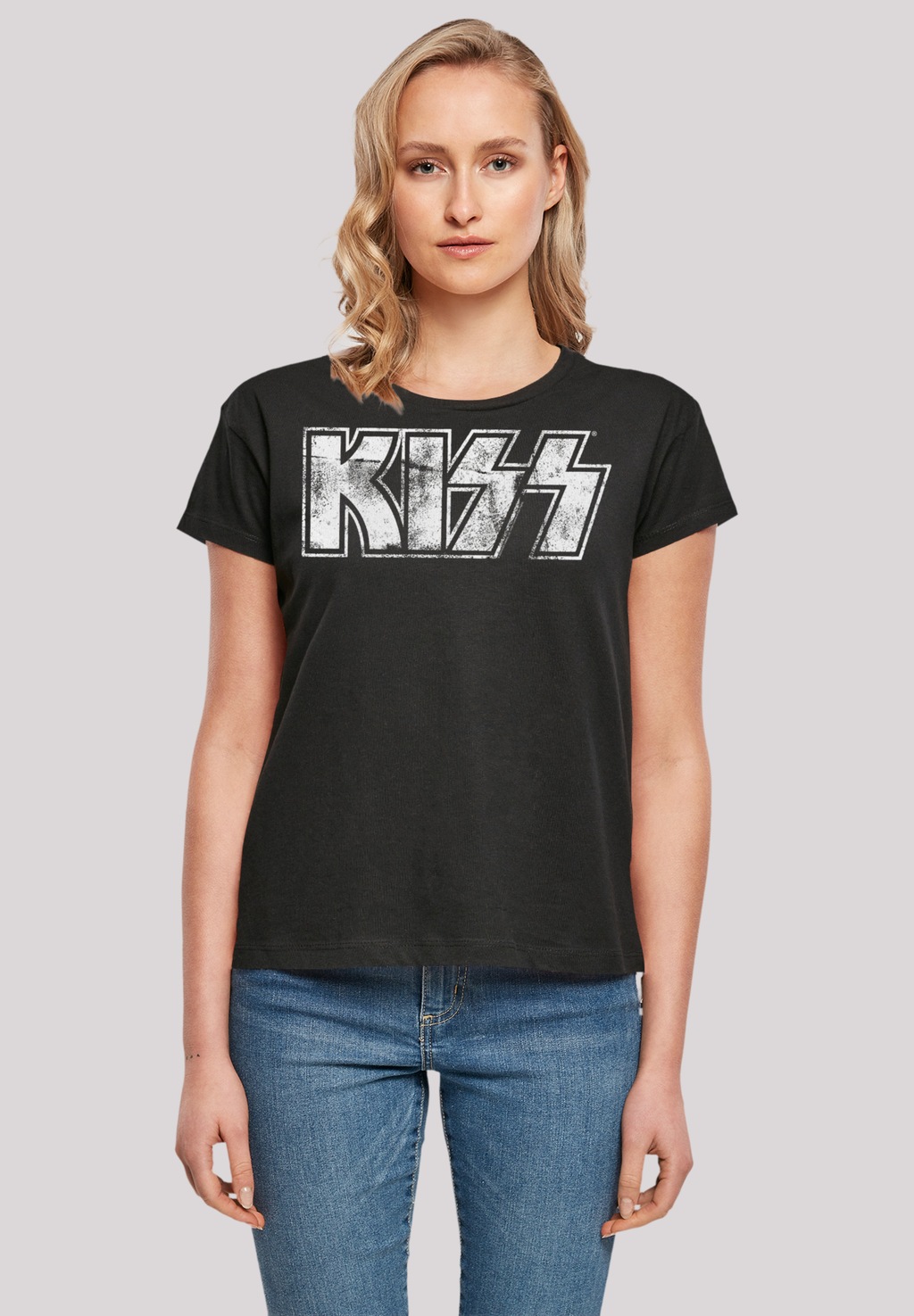 F4NT4STIC T-Shirt "Kiss Rock Band Vintage Logo", Premium Qualität, Musik, B günstig online kaufen