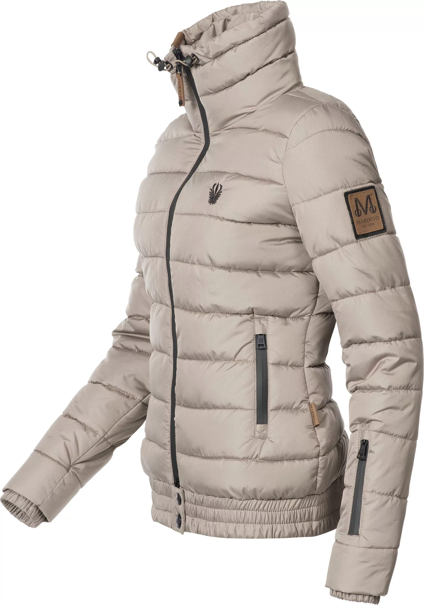 Marikoo Steppjacke "Poison", ohne Kapuze, stylische Damen Winterjacke mit h günstig online kaufen