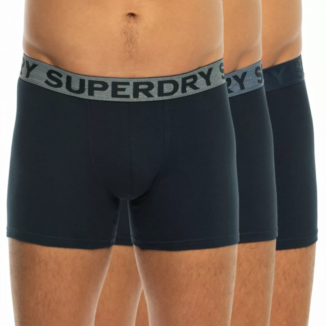 Superdry 3-er Set Boxer Briefs Blau günstig online kaufen