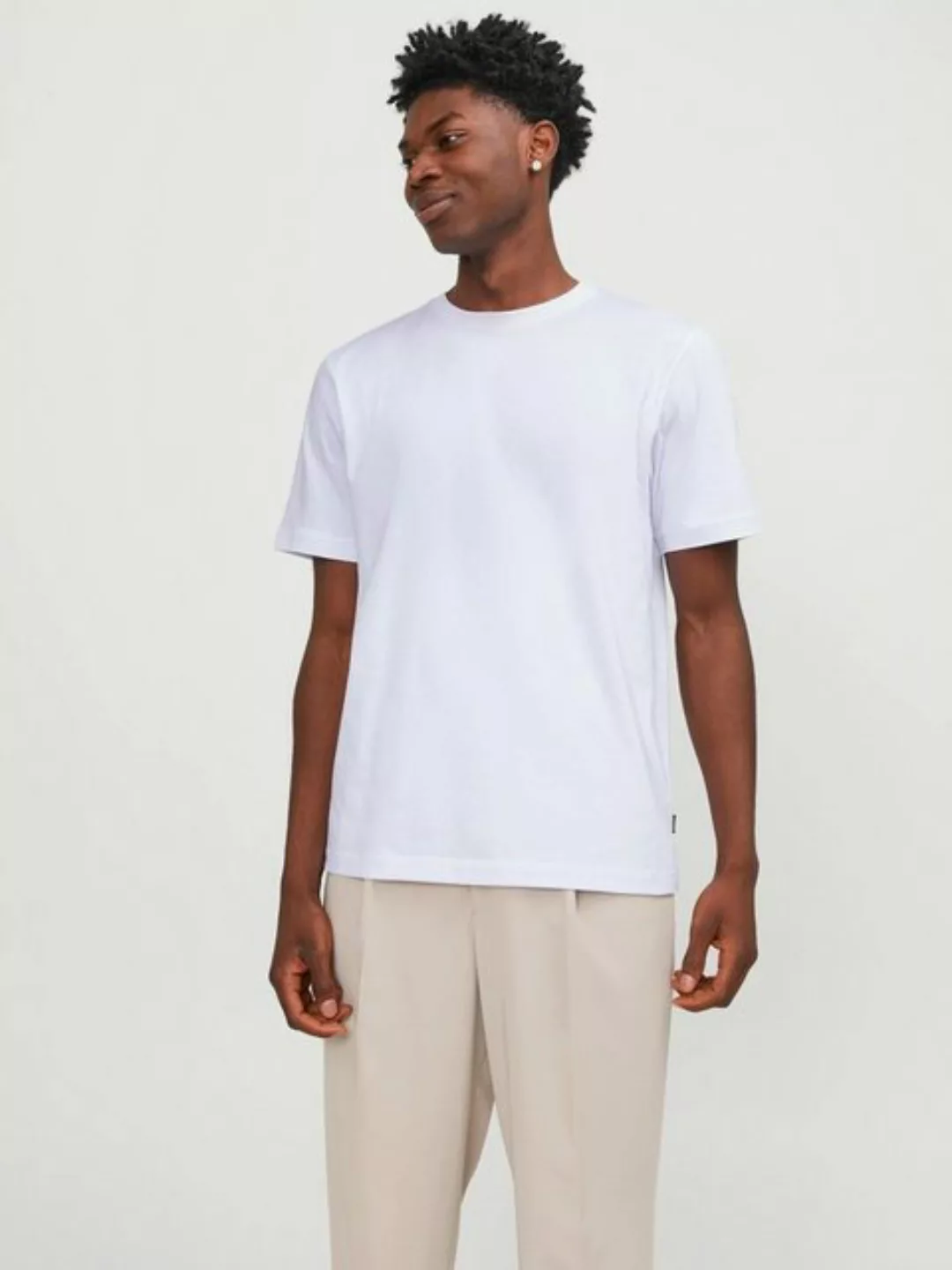 Jack & Jones T-Shirt Basic T-Shirt Kurzarm Dropped Shoulder Shirt JJEURBAN günstig online kaufen