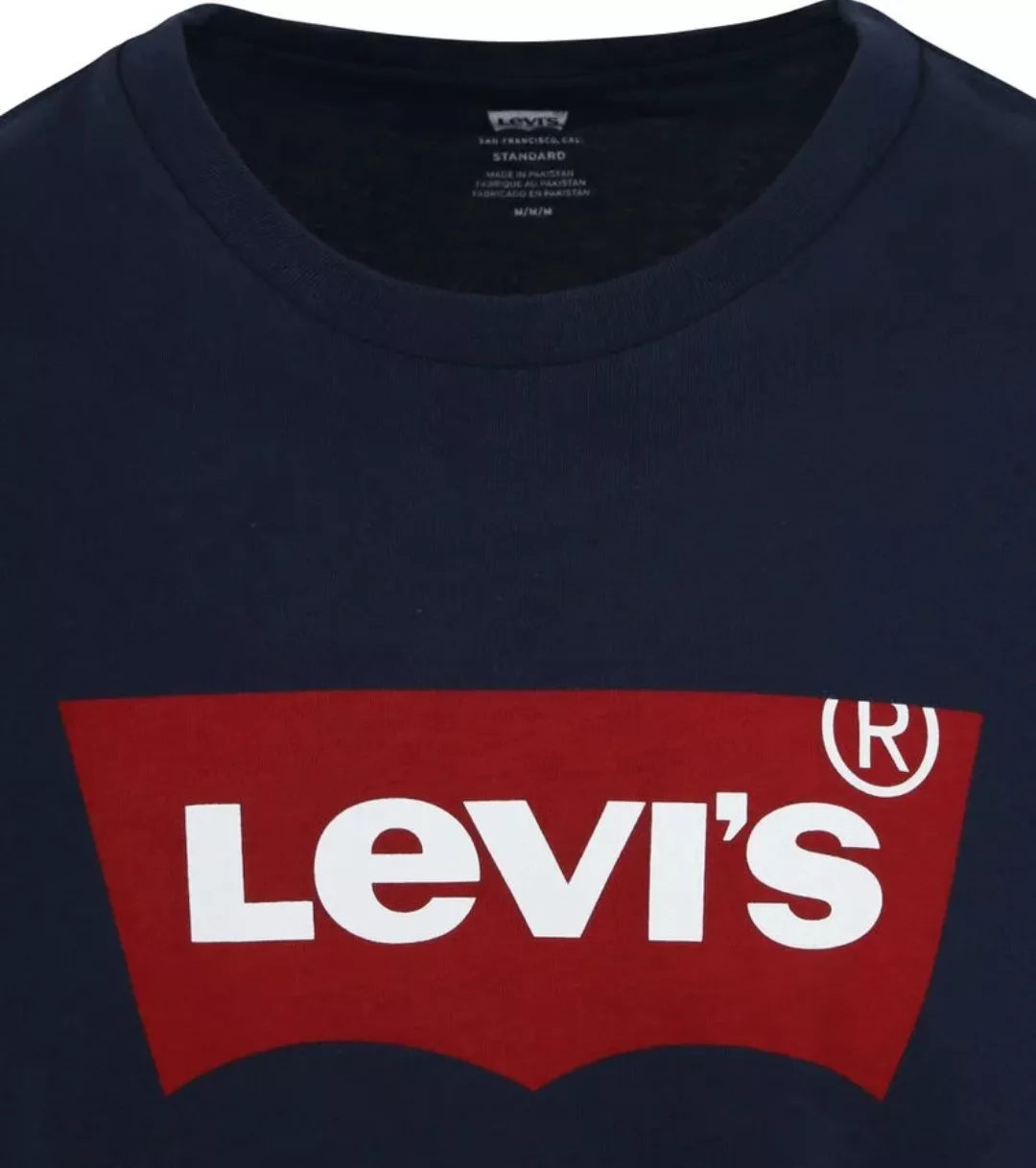 Levi's T-Shirt Grafik Logo Navy - Größe XL günstig online kaufen