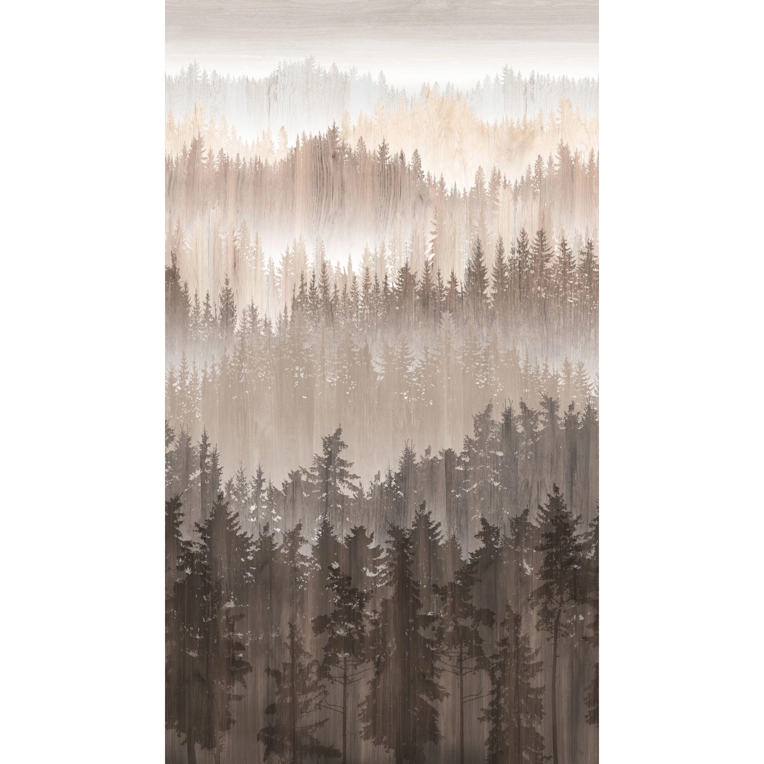 Livingwalls Fototapete Bäume Braun Beige und Creme-Beige 159 x 280 cm AS-39 günstig online kaufen