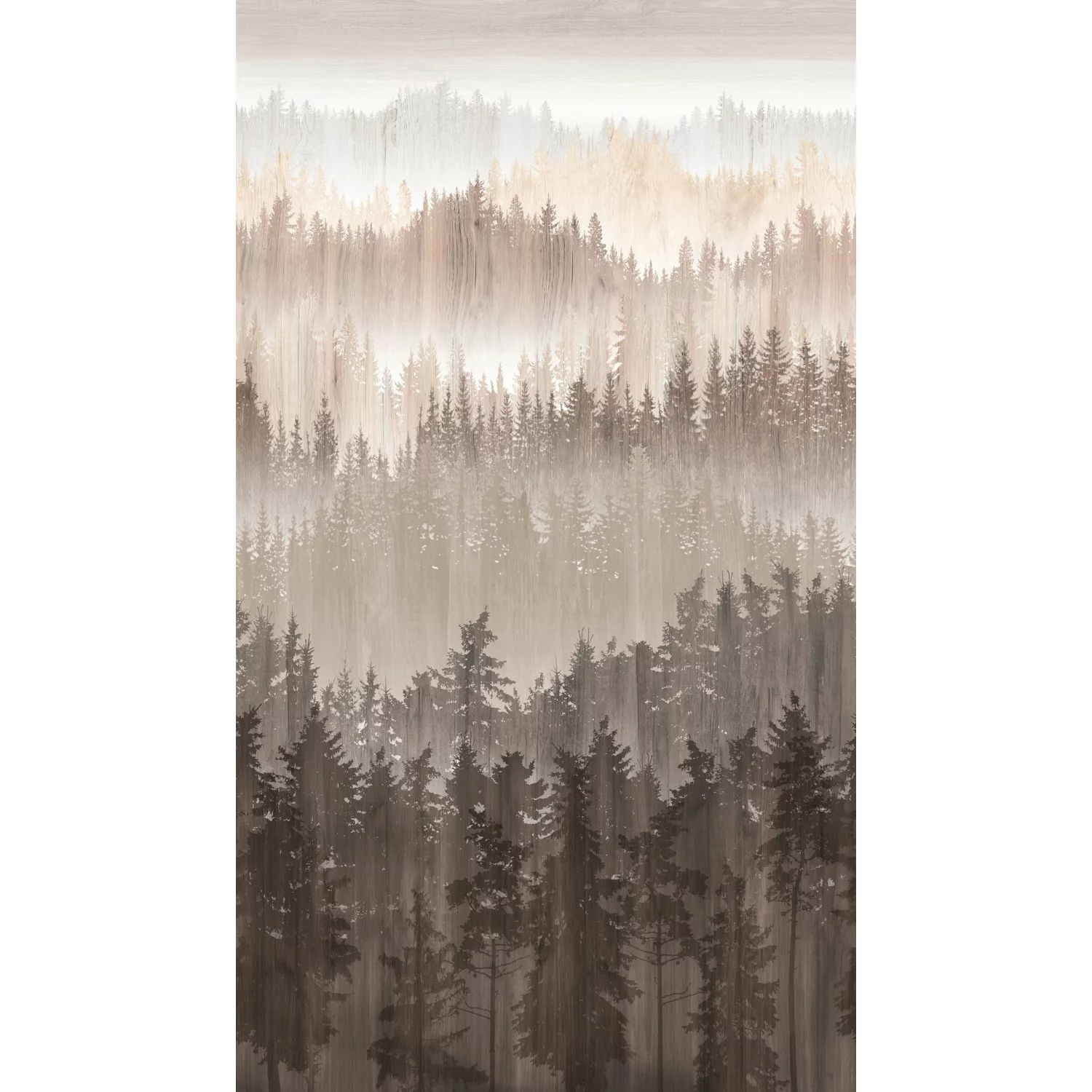 Livingwalls Fototapete Bäume Braun Beige und Creme-Beige 159 x 280 cm AS-39 günstig online kaufen