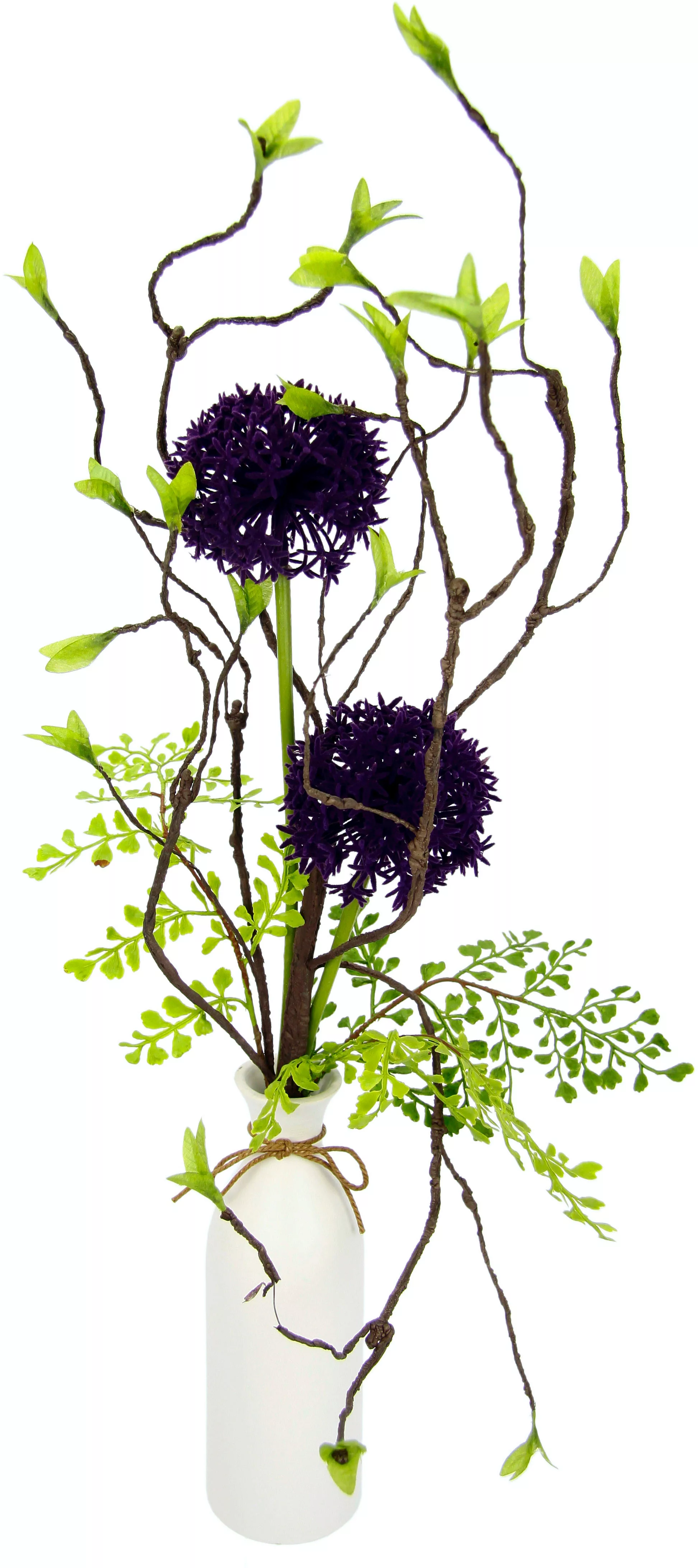 I.GE.A. Kunstblume "Arrangement Allium", Vase aus Keramik günstig online kaufen