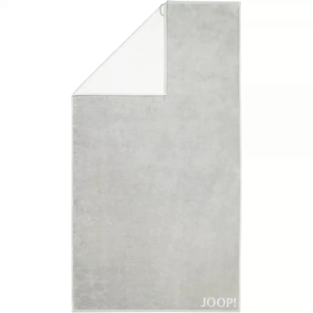 JOOP! Classic - Doubleface 1600 - Farbe: Silber - 76 - Duschtuch 80x150 cm günstig online kaufen