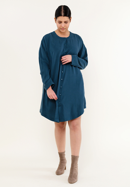 Oversize Hemdblusenkleid "Fine" Aus Tencel günstig online kaufen