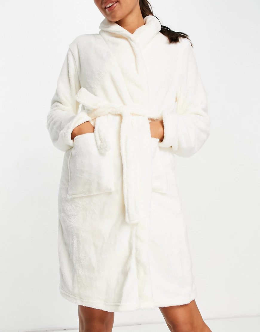 Vero Moda – Bademantel in Weiß günstig online kaufen