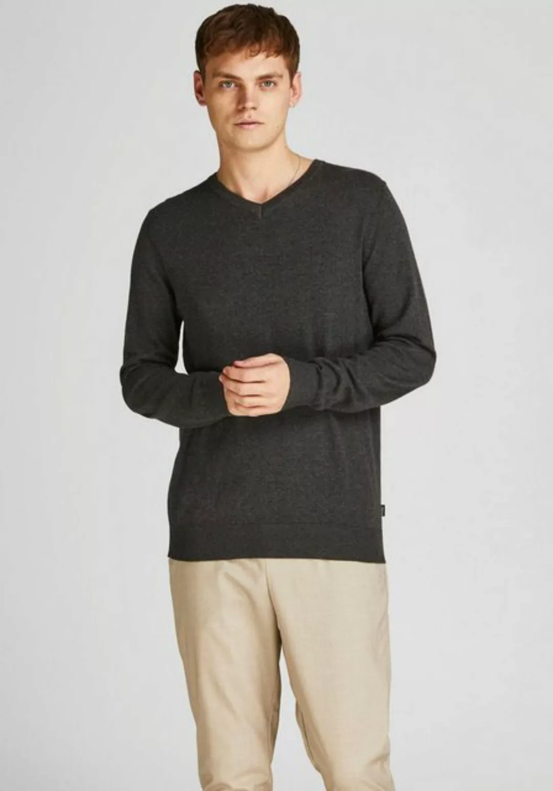 Jack & Jones Herren V-Neck Pullover JJEEMIL günstig online kaufen