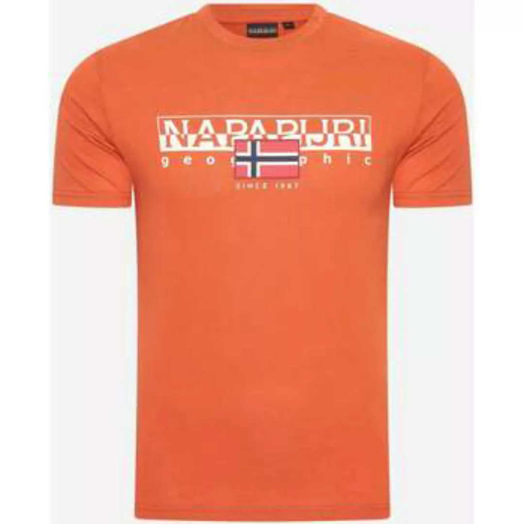 Napapijri  T-Shirts & Poloshirts Aylmer T-Shirt - orange gebrannt günstig online kaufen