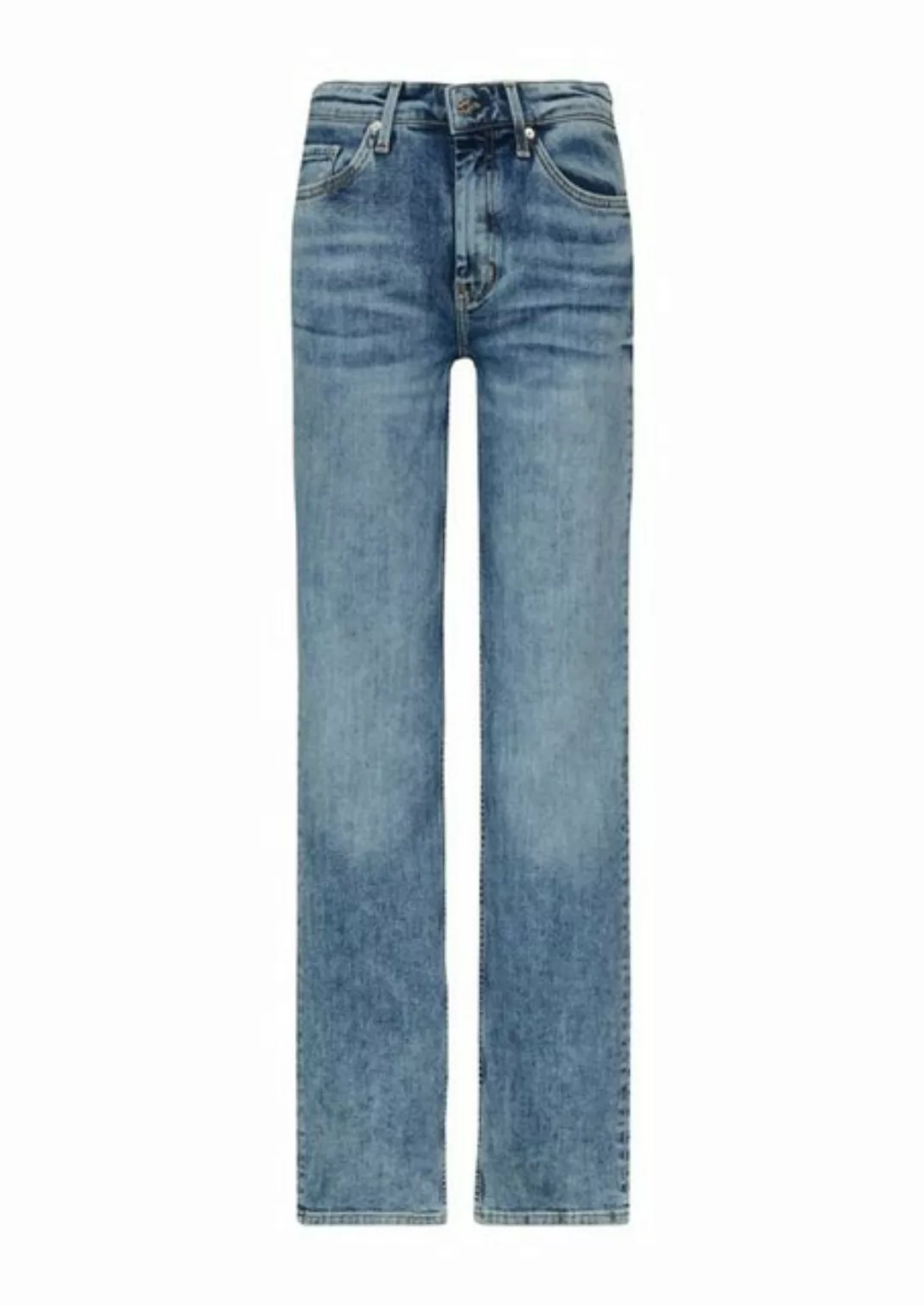 s.Oliver Gerade Jeans s.Oliver - Jeans Karolin - Regular Fit, Mid Rise, Str günstig online kaufen