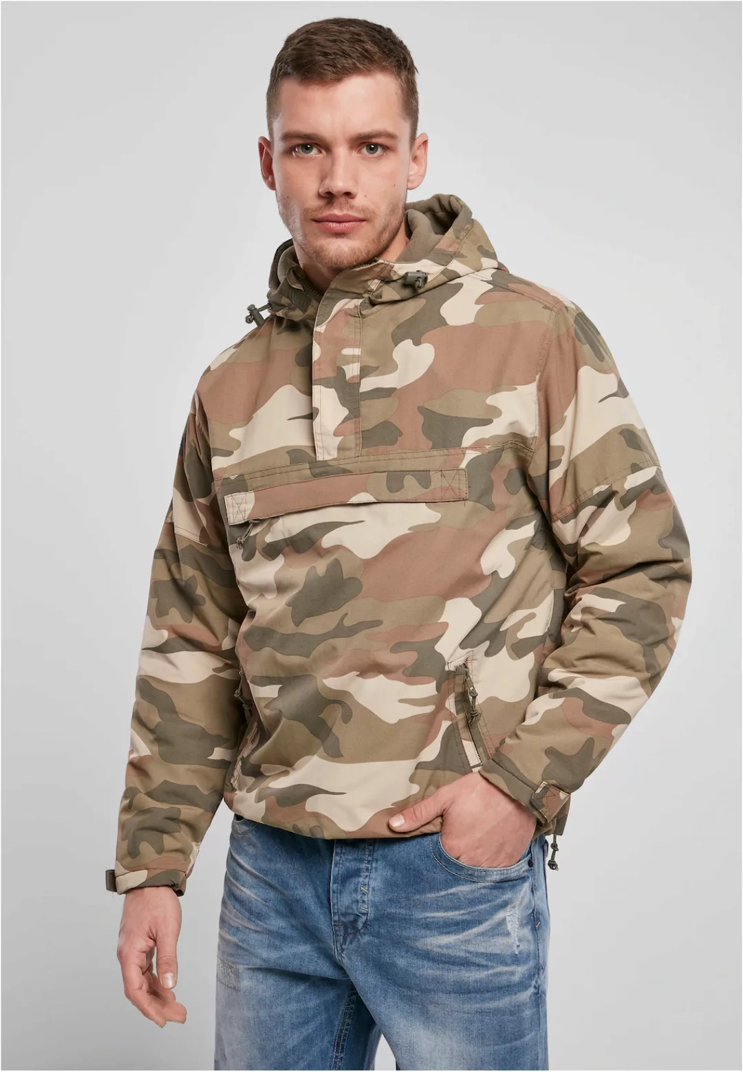 Brandit Anorak "Brandit Herren Fleece Pull Over Windbreaker", (1 St.), mit günstig online kaufen