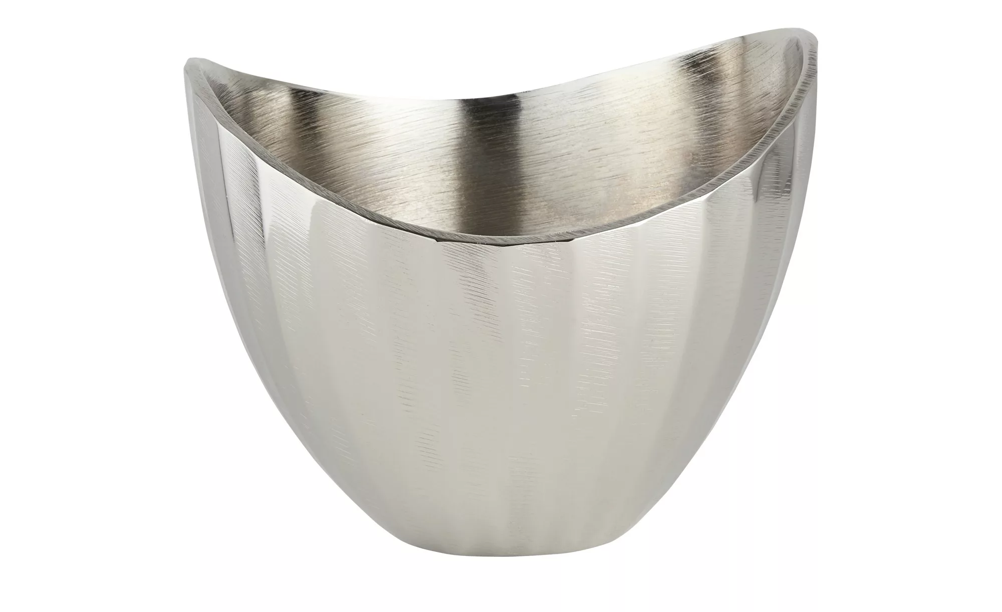 Deko Schale - silber - Metall - 20,5 cm - 21 cm - 15 cm - Sconto günstig online kaufen