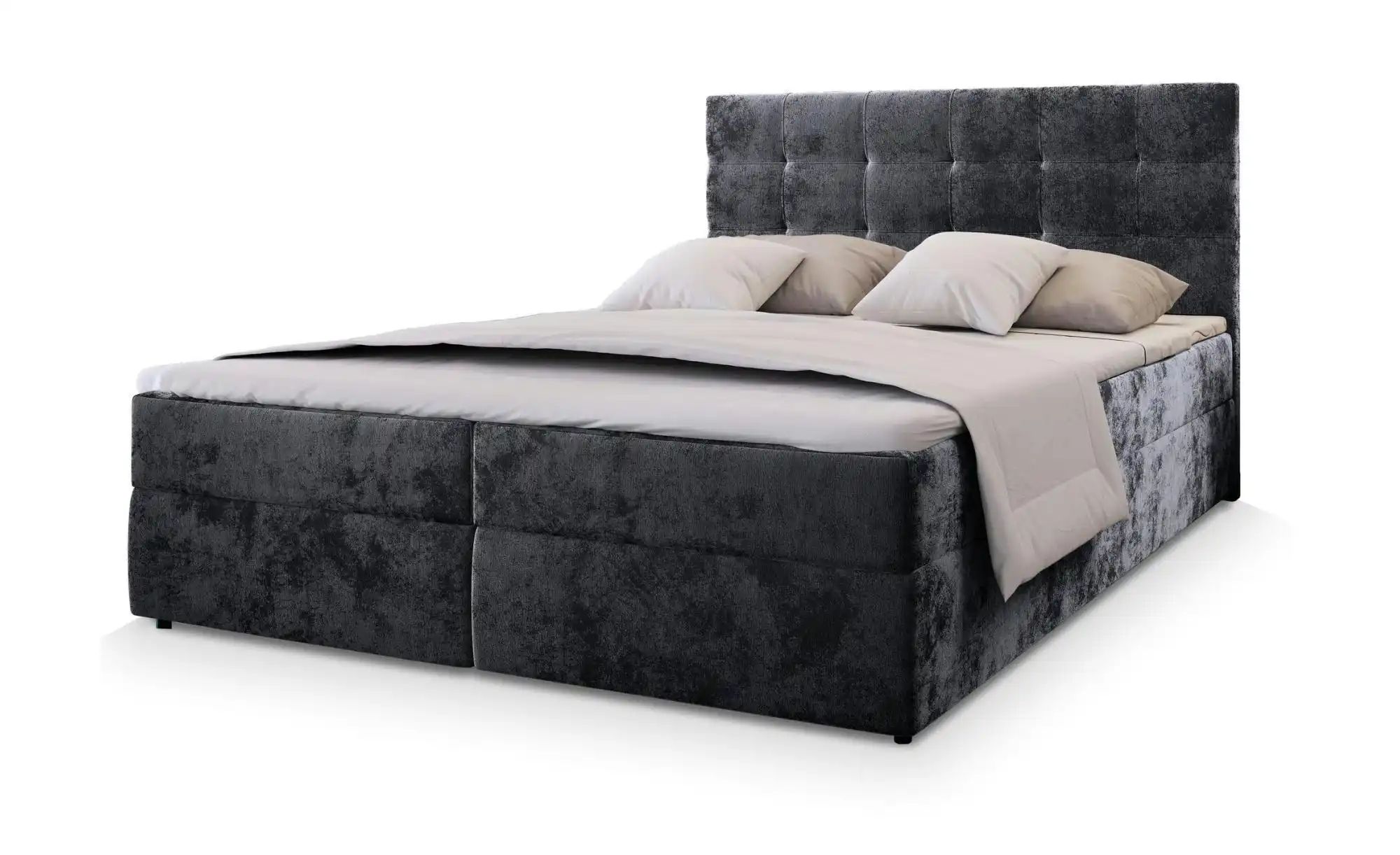 MASSENO Boxbett mit Bettkasten Glos ¦ grau ¦ Maße (cm): B: 140 H: 98 Betten günstig online kaufen