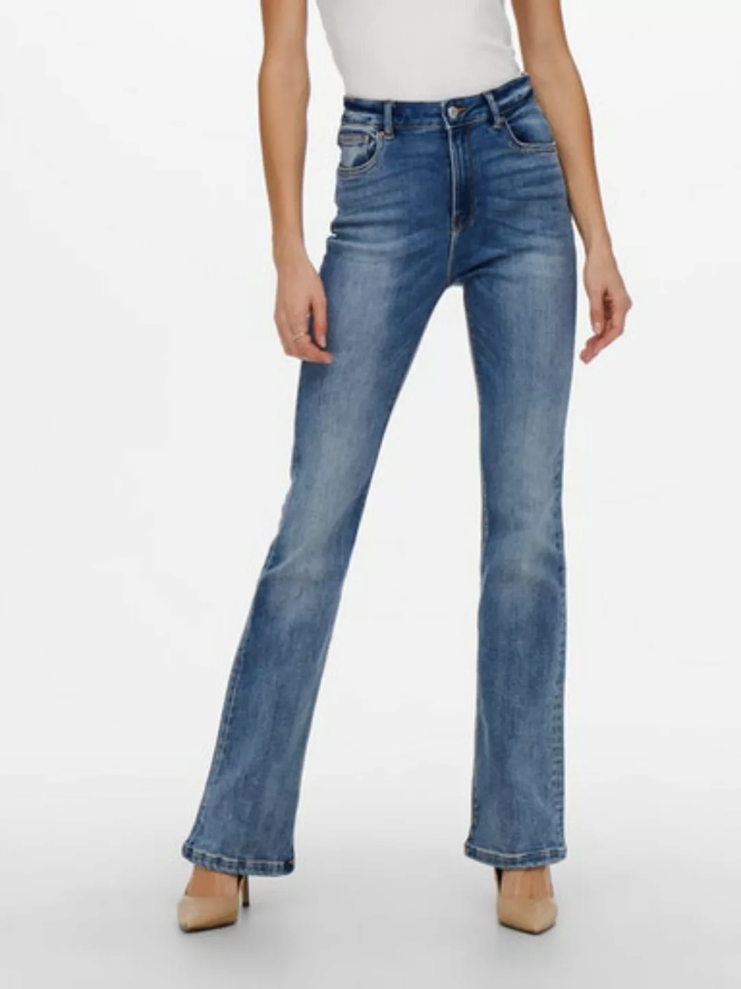 ONLY Bootcut-Jeans ONLMILA HW FLARED DNM BJ13994 NOOS günstig online kaufen