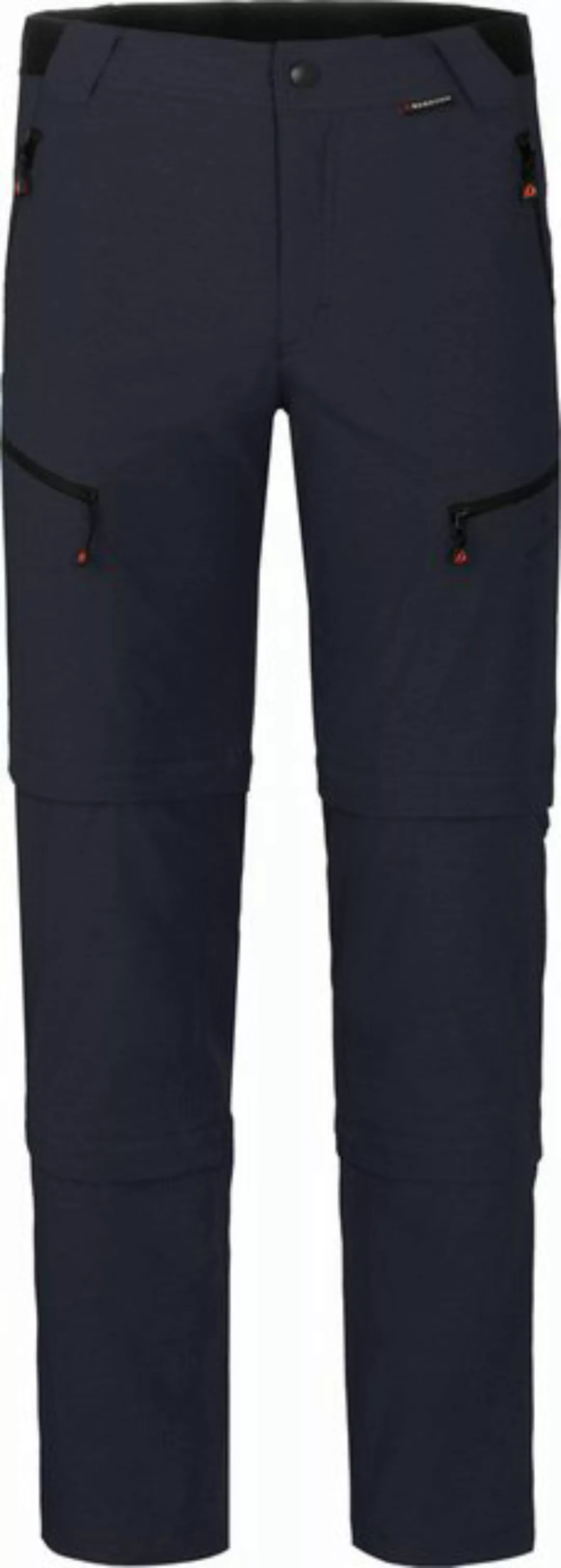 Bergson Outdoorhose LEBIKO Doppel Zipp-Off mit T-ZIPP Herren Wanderhose, ro günstig online kaufen