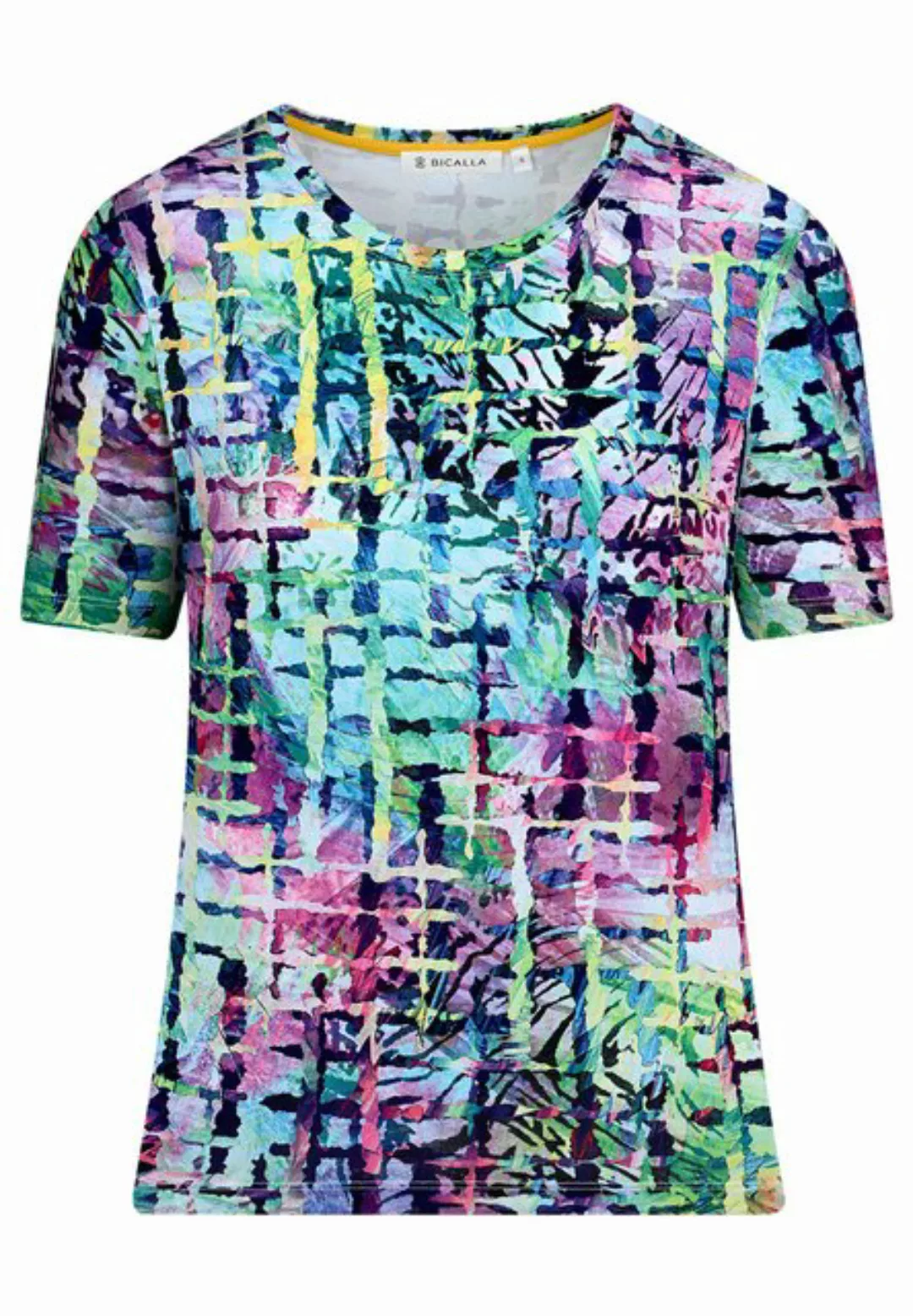 BICALLA T-Shirt Shirt Square Print - 10/turquoise (1-tlg) günstig online kaufen