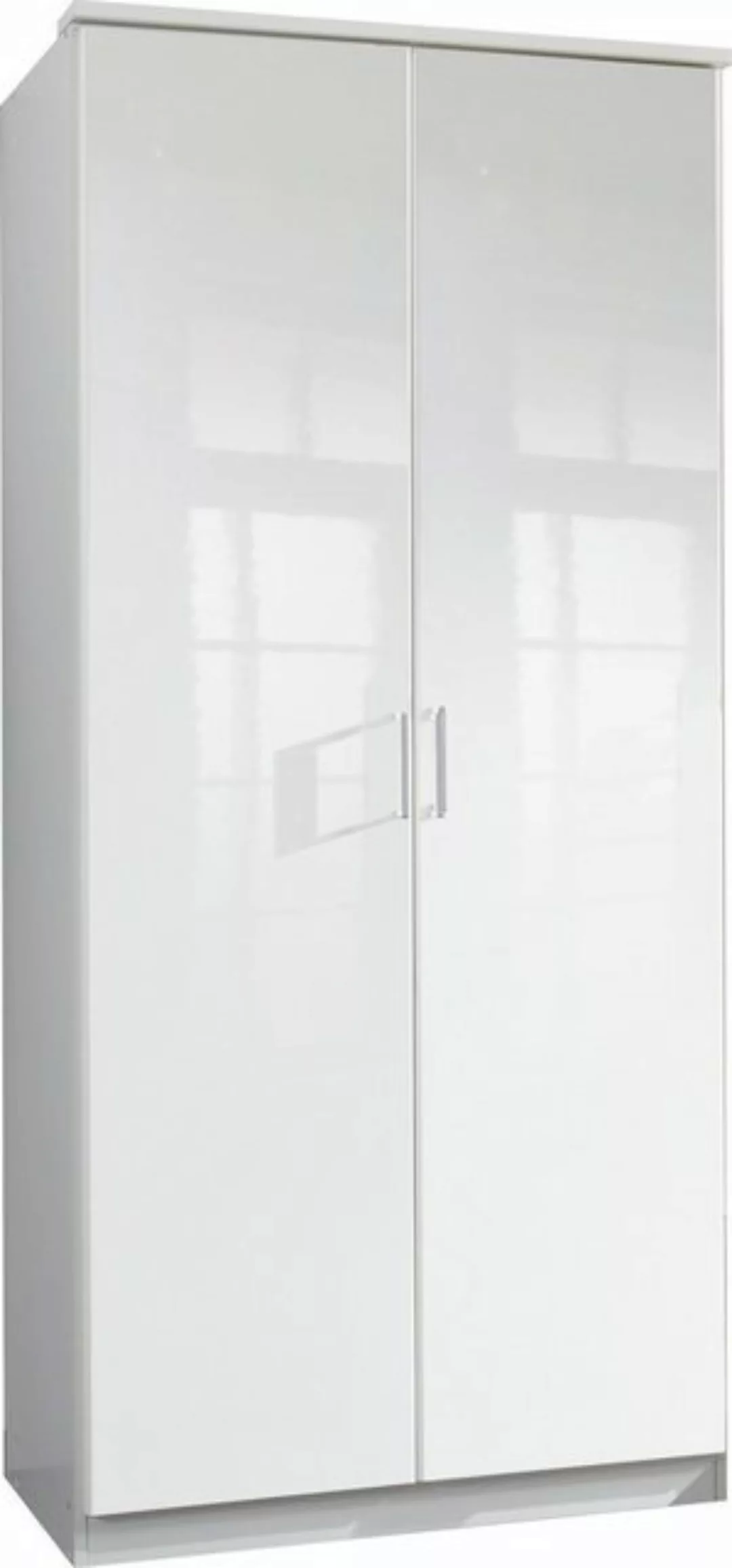 Wimex Drehtürenschrank in HOCHGLANZ LACK WEISS - 91x199x58cm (BxHxT) günstig online kaufen