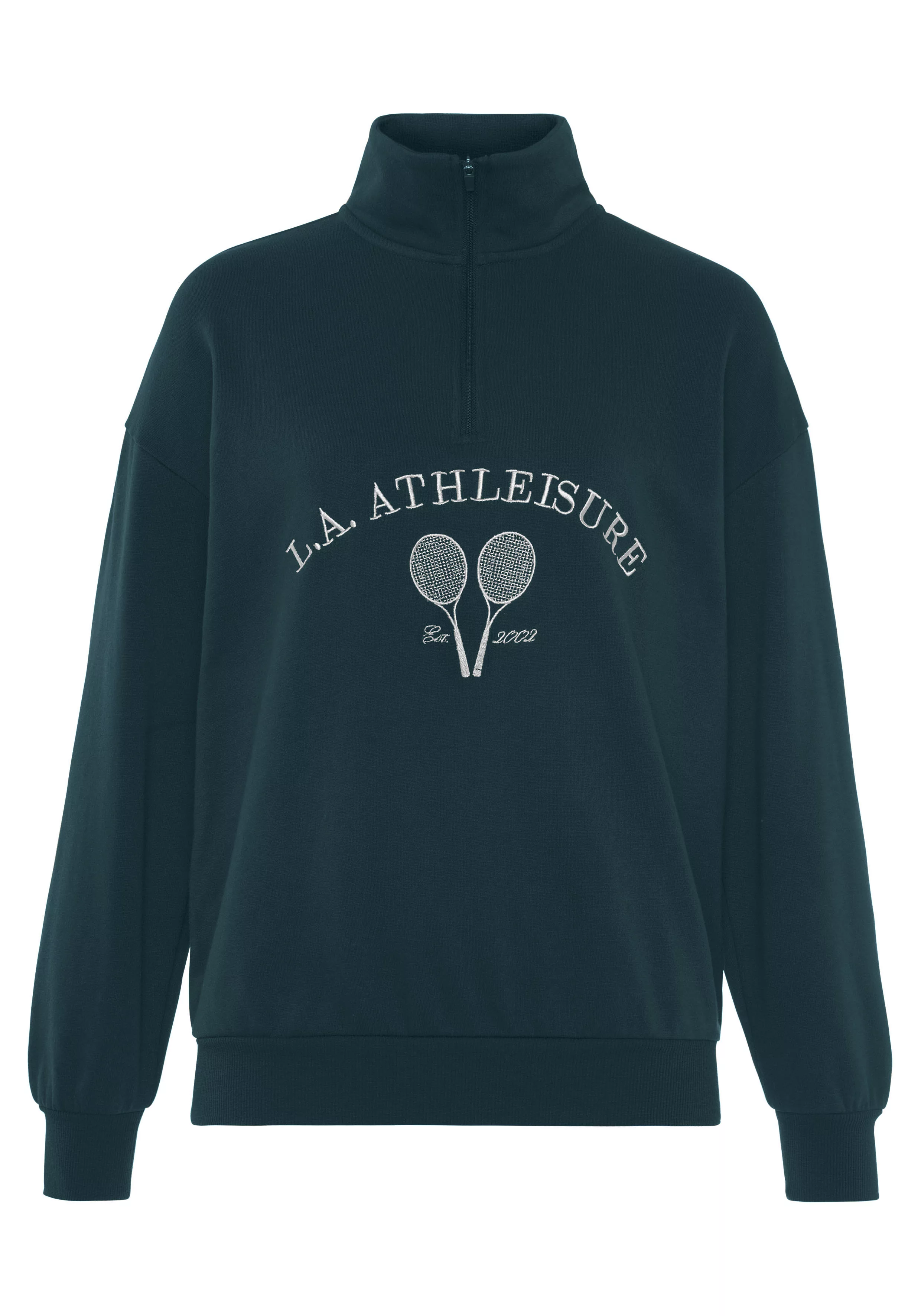 LASCANA ACTIVE Sweatshirt Tennis mit Stehkragen und Reißverschluss günstig online kaufen