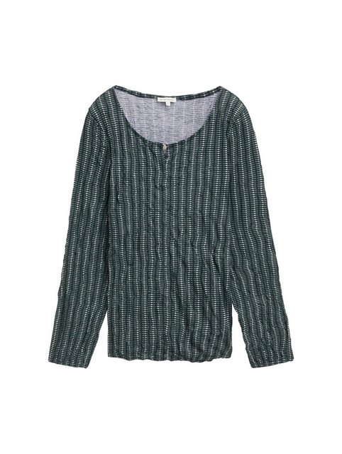 TOM TAILOR Langarmshirt Langarmshirt in Knitteroptik günstig online kaufen