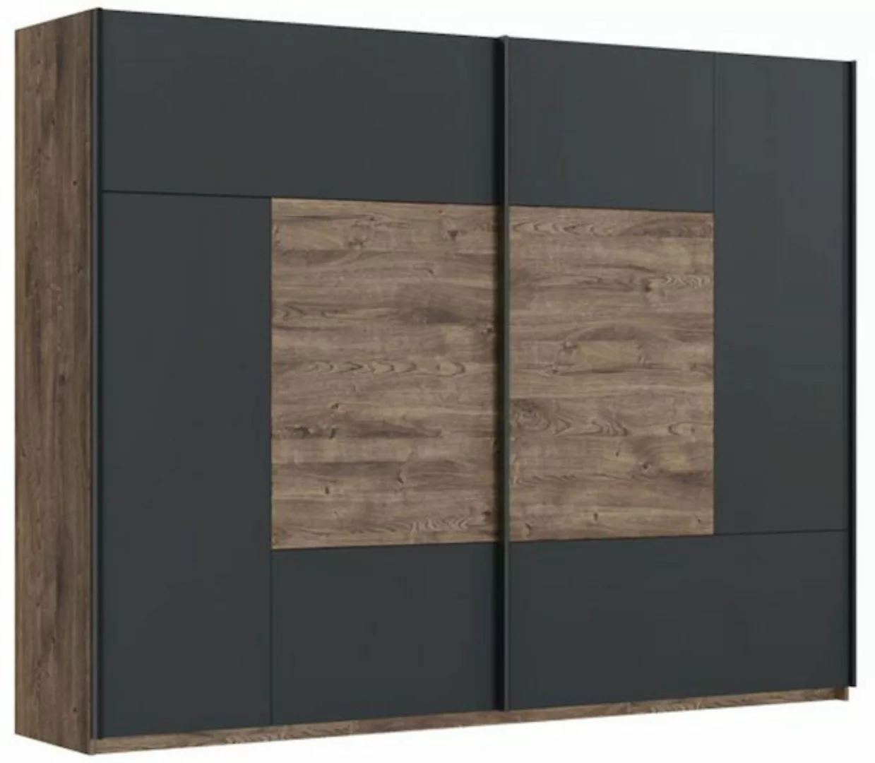 Feldmann-Wohnen Dreh-/Schwebetürenschrank Atlanta (1-St) 270x62x210cm Ribbe günstig online kaufen