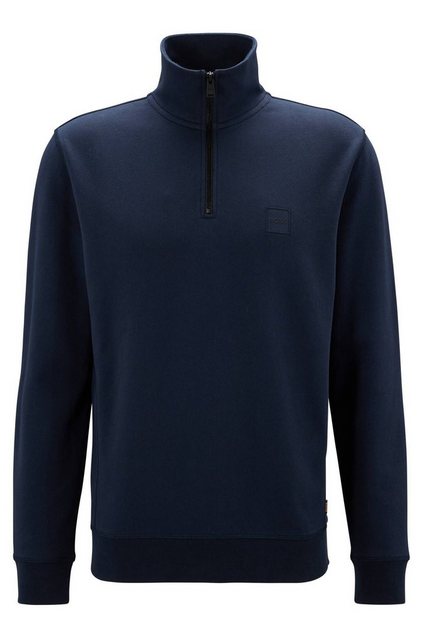 BOSS Zetrust Halfzip Pullover Navy - Größe L günstig online kaufen