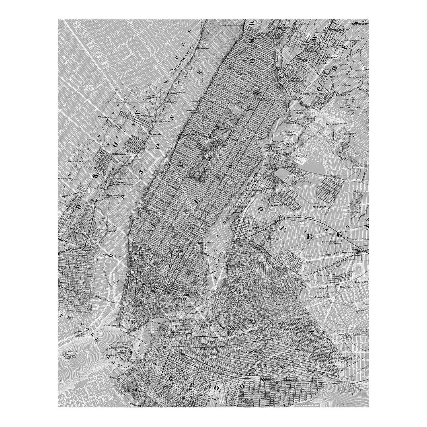 Komar Vliestapete »NYC Map« günstig online kaufen