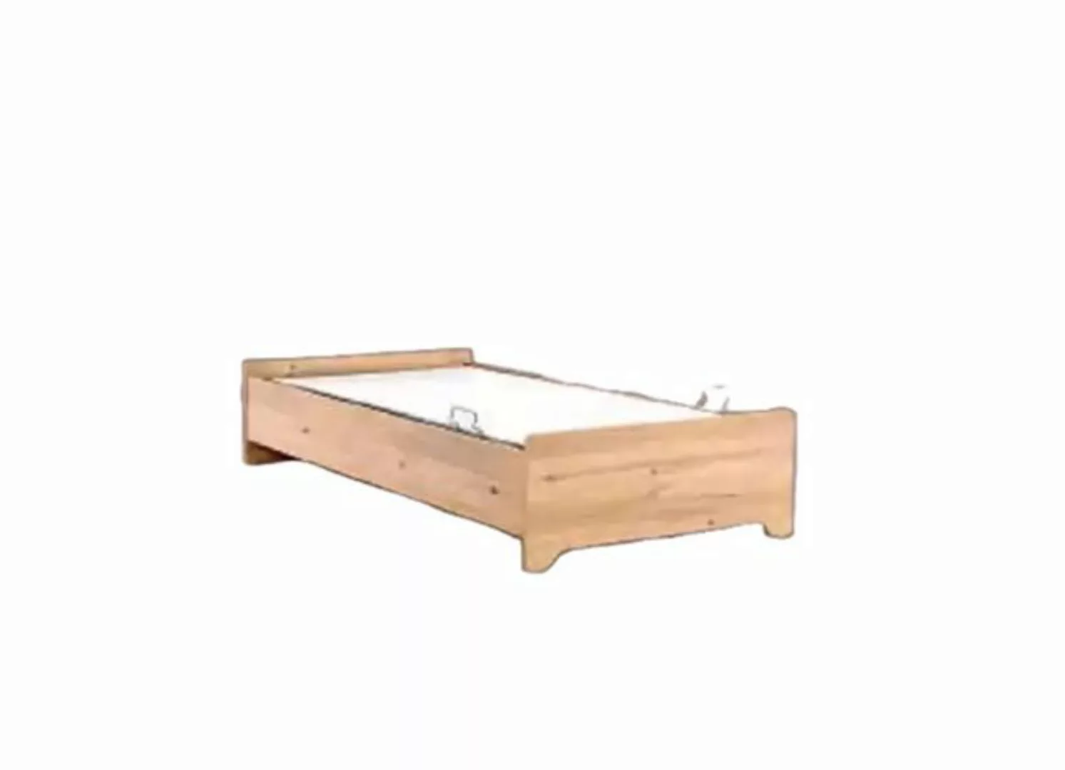 Xlmoebel Kinderbett Neues Kinderbett aus braunem Stoff und Holz, 100x200cm, günstig online kaufen