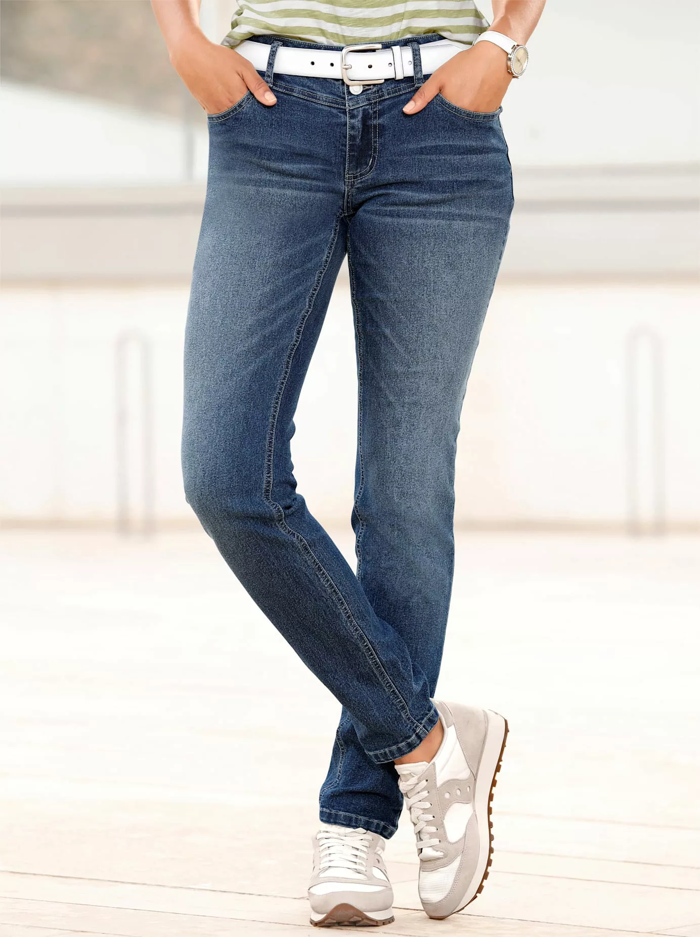 Casual Looks 5-Pocket-Jeans, (1 tlg.) günstig online kaufen